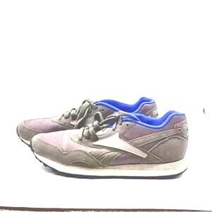 Reebox men's CLASSIC HOMES Size 8 Shoes Sneakers Shark Gray / Blue CN5917